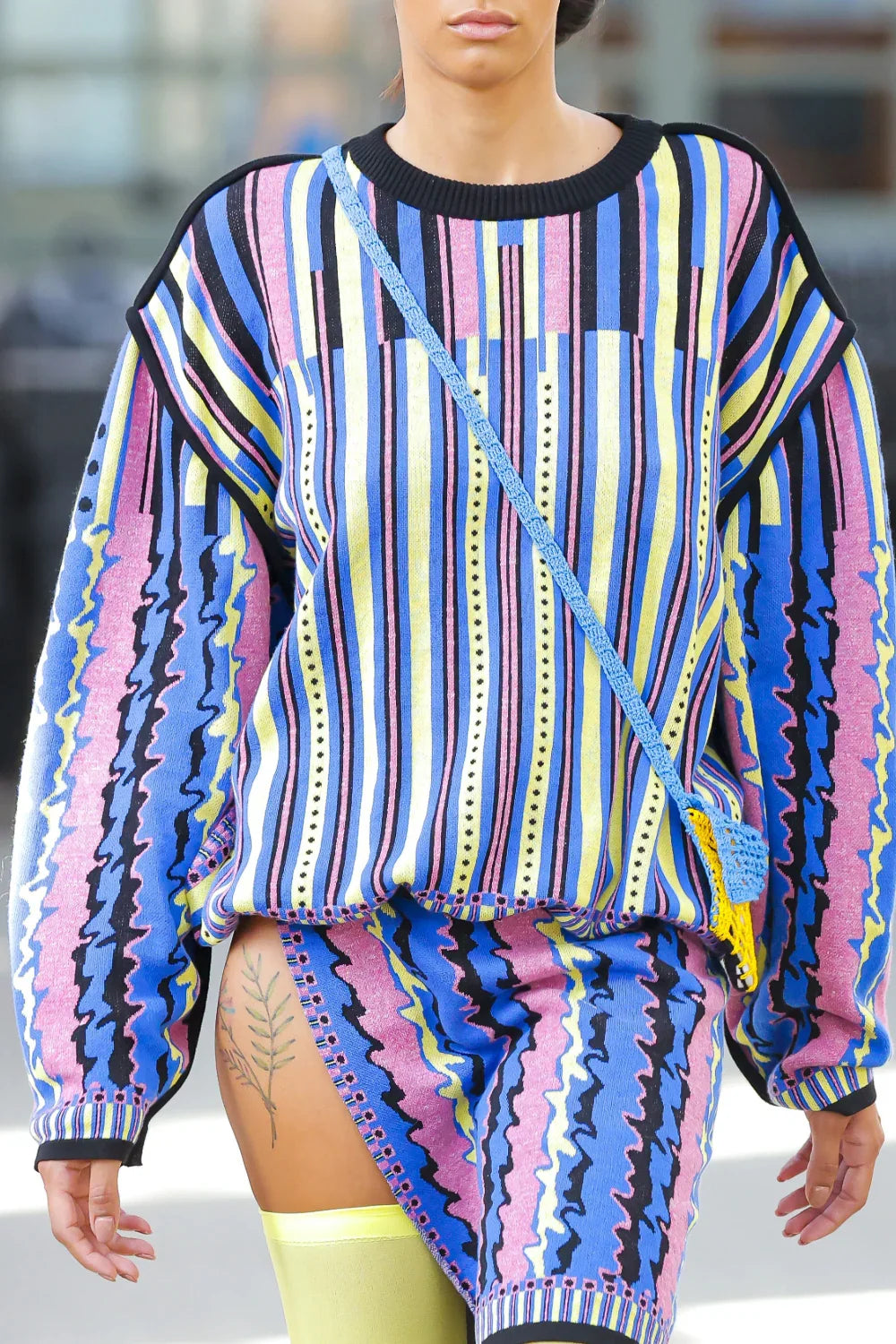 Knitwear Jacquard Heart Beat Sweater image 0